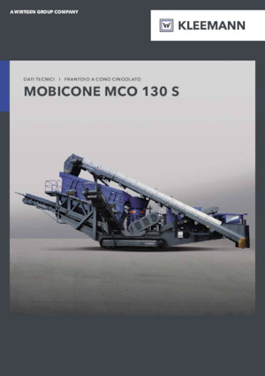 Stații de reciclare moloz Kleemann MCO 130 S PRO