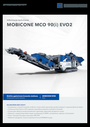Stații de reciclare moloz Kleemann MCO 90 EVO2
