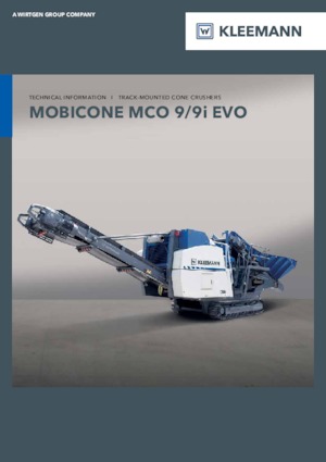 Stații de reciclare moloz Kleemann MCO 9i EVO