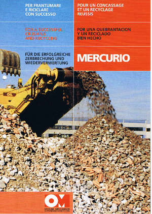 Stații de reciclare moloz OM Mercurio