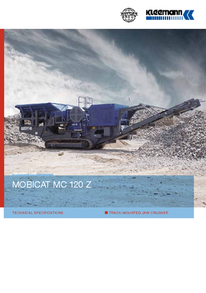 Stații de reciclare moloz Kleemann MC 120 Z