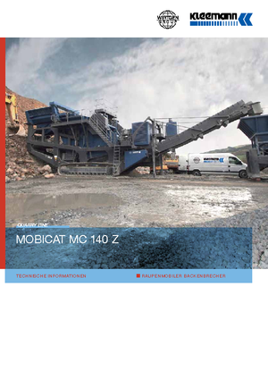 Stații de reciclare moloz Kleemann MC 140 Z