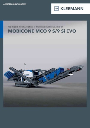 Stații de reciclare moloz Kleemann MCO 9 S