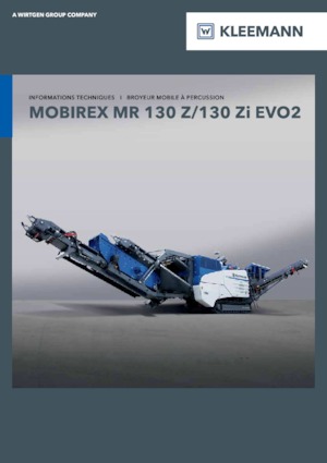 Stații de reciclare moloz Kleemann MR 130 Zi EVO2