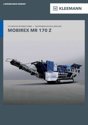 Stații de reciclare moloz Kleemann MR 170 Z