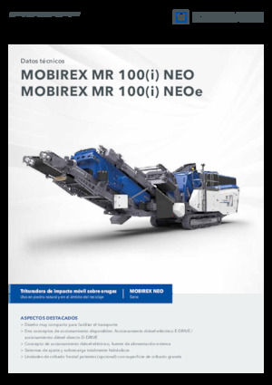 Stații de reciclare moloz Kleemann MR 100i NEO