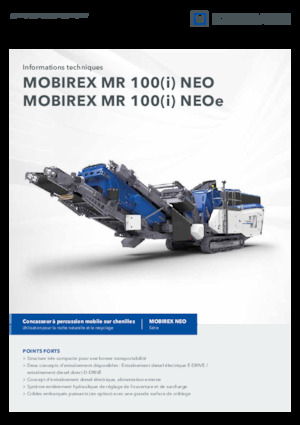 Stații de reciclare moloz Kleemann MR 100i NEO