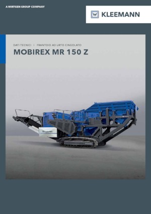 Stații de reciclare moloz Kleemann MR 150 Z