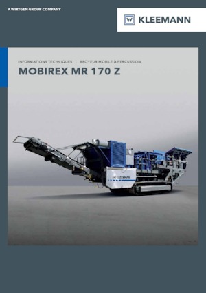 Stații de reciclare moloz Kleemann MR 170 Z