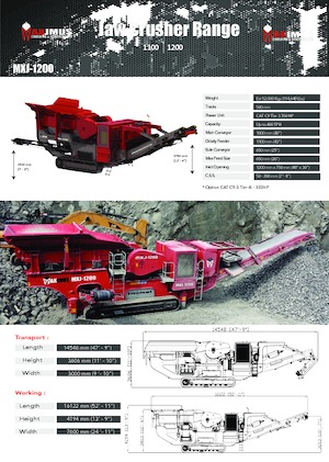Stații de reciclare moloz Rubble Master MXJ-1200