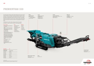 Stații de reciclare moloz Powerscreen Premiertrak 330