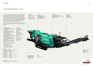 Stații de reciclare moloz Powerscreen Premiertrak 330
