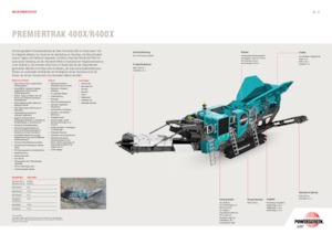 Stații de reciclare moloz Powerscreen PREMIERTRAK 400X
