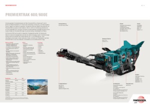 Stații de reciclare moloz Powerscreen PREMIERTRAK 600E