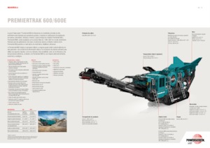 Stații de reciclare moloz Powerscreen PREMIERTRAK 600E