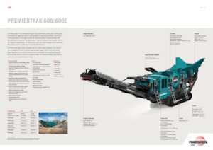 Stații de reciclare moloz Powerscreen PREMIERTRAK 600E