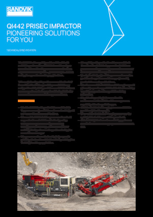 Stații de reciclare moloz Sandvik QI442