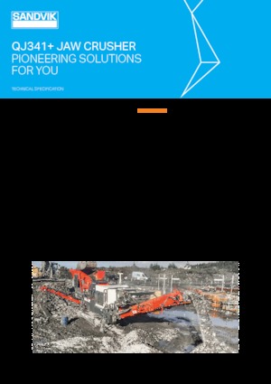 Stații de reciclare moloz Sandvik QJ341+