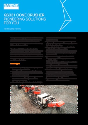 Stații de reciclare moloz Sandvik QS331 HS