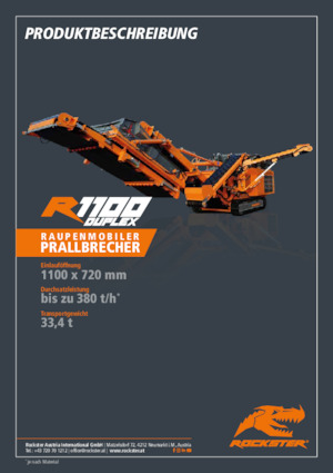 Stații de reciclare moloz Rockster R1100D