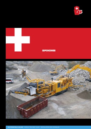 Stații de reciclare moloz Gipo RC 130 C