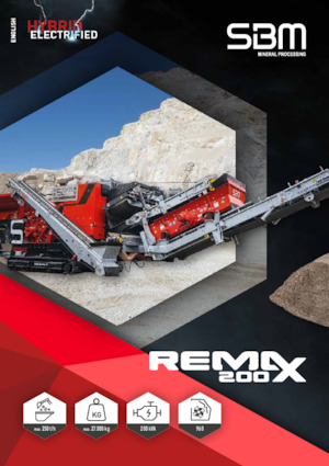 Stații de reciclare moloz SBM REMAX 200