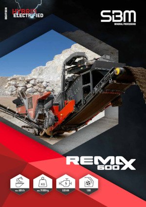 Stații de reciclare moloz SBM REMAX 600