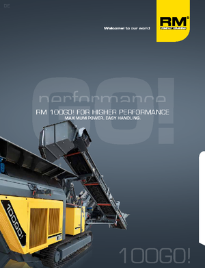 Stații de reciclare moloz Rubble Master RM 100GO!