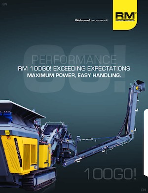 Stații de reciclare moloz Rubble Master RM 100GO!