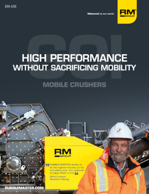 Stații de reciclare moloz Rubble Master RM 120X