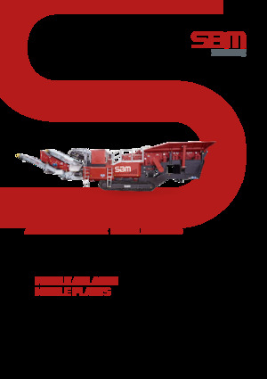 Stații de reciclare moloz SBM V10 SEMI