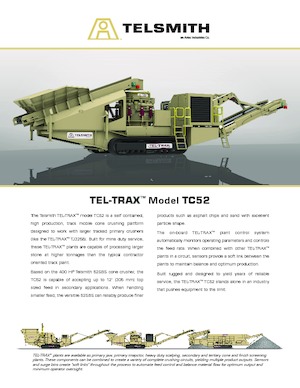 Stații de reciclare moloz Telsmith TC52