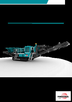 Stații de reciclare moloz Powerscreen Trakpactor 260