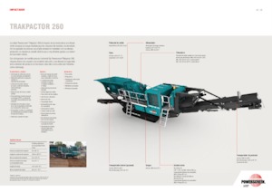 Stații de reciclare moloz Powerscreen Trakpactor 260