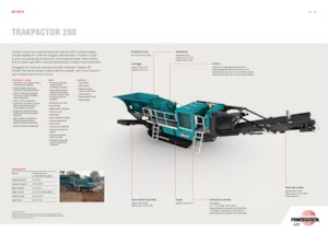 Stații de reciclare moloz Powerscreen Trakpactor 260