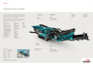 Stații de reciclare moloz Powerscreen Trakpactor 260SR