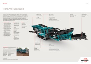 Stații de reciclare moloz Powerscreen Trakpactor 260SR
