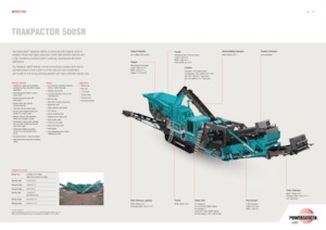 Stații de reciclare moloz Powerscreen Trakpactor 500SR