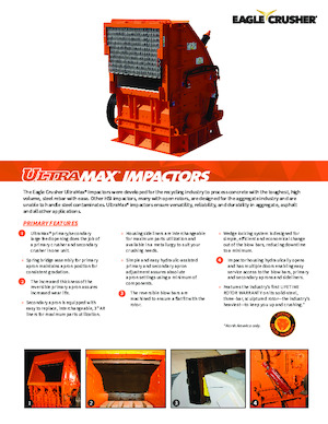 Stații de reciclare moloz Eagle Crusher UM-69X