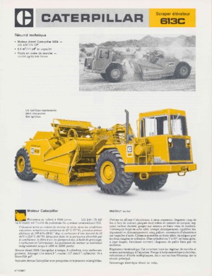 Screpere Caterpillar 613C