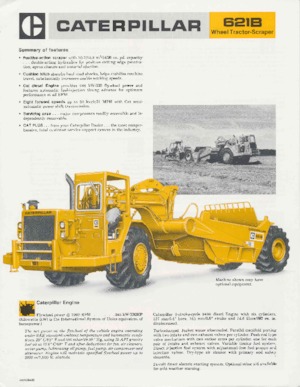 Screpere Caterpillar 621B