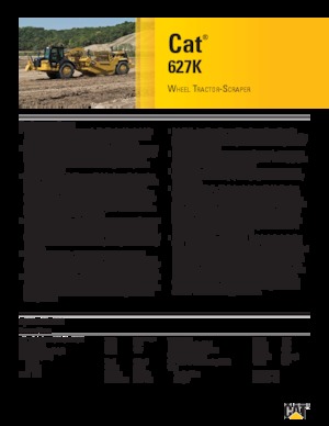 Screpere Caterpillar 627K