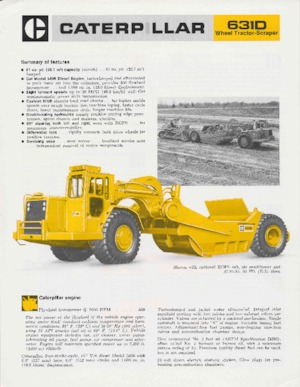 Screpere Caterpillar 631D