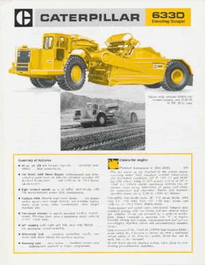 Screpere Caterpillar 633D