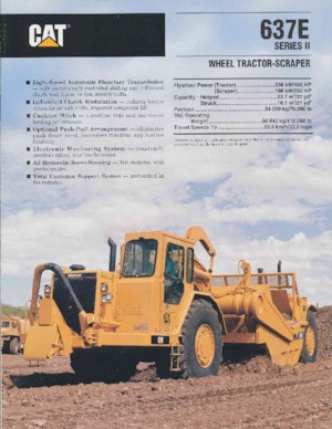 Screpere Caterpillar 637E