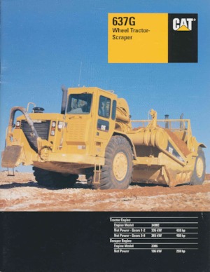 Screpere Caterpillar 637G
