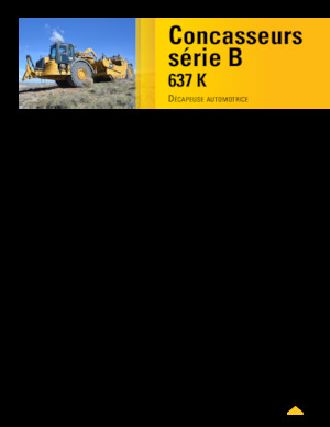 Screpere Caterpillar 637K