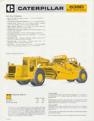 Screpere Caterpillar 639D