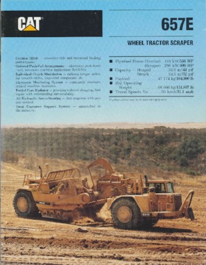 Screpere Caterpillar 657 E