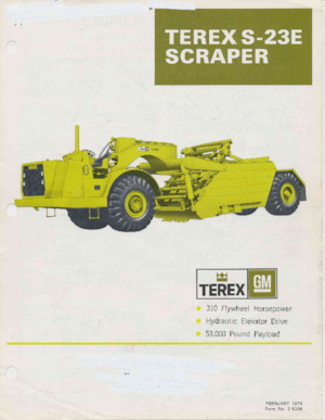Screpere Terex S-23E